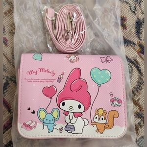 NWT Helly Mymelody PU Leather Coddbody Purse